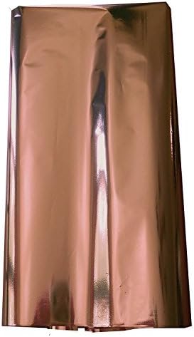 Colored Mylar Metallic Sheets 18" x 30" - 5 Sheets Each Pack (Rose Gold)
