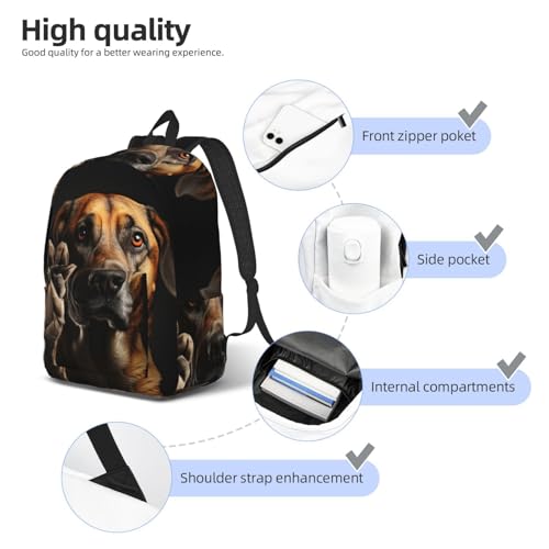 Sac à dos de voyage pattes de chien pour marcher léger - 5