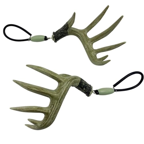 Antler Rear View Mirror Ornament, Whitetail Deer Shed Antler, Realistic Big Buck Antler Car Decor for Trucks, SUVs - Rustic Hunting Gift for Hunters, Dad, Brother, Friend - Thumbnail 6