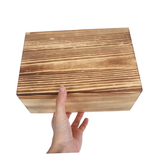 Boîtes en bois brut pour rangement décoratif de bijoux et thé - 3