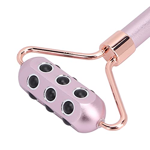 Massageador 3 em 1 para rosto, pedras de germânio pequenas, portátil, massageador firmador para olho