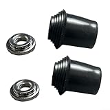 Lot de 2 pieds en caoutchouc pour tom grosse caisse, parfait pour les batteurs et les perc...