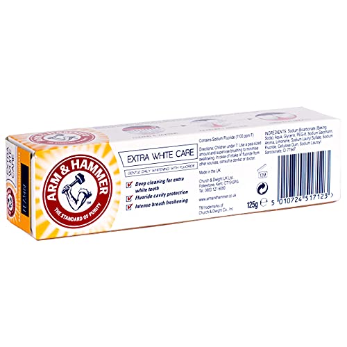 6x Arm & Hammer Extra weiß Professionell Sauber Gefühl 125g - 6 Stück pro Pack – Ansicht 4