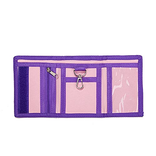 Leyeve Wallet,Teen Wallet With Coin Pocket,Kids Wallets For Girls,Rfid Trifold Canvas Outdoor Lovely Cartoon Wallet For Kids-Wallet With Magic Sticker thumb #5