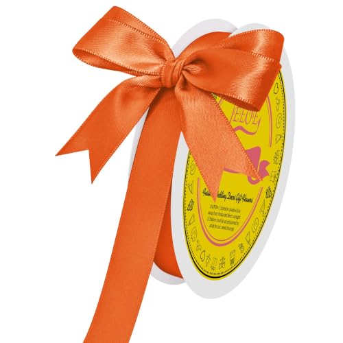 Image of Double Face Torrid Satin Ribbon 5 /8 inch X 50 Yards Polyester Torrid Ribbon for Gift Wrapping Very Suitable for Weddings Party Invitation Decorations and More