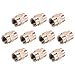 Tool parts Pipe Fitting Connector Hex Coupling 1/8 PT Female Hydraulic Adapter 10pcs