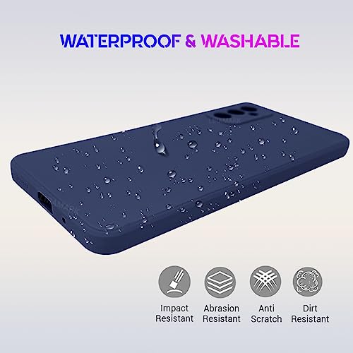 LIRAMARK Silicone Soft Back Cover for Samsung Galaxy Silicone Blue - Image 7
