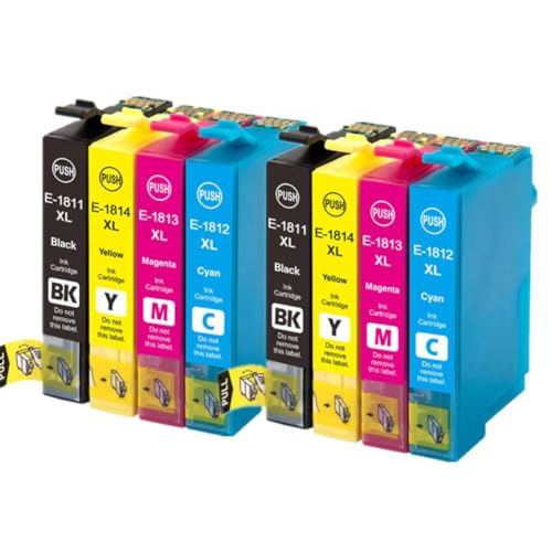Cartouche d'encre imprimante XP 212 XP 315 T1811 T1814 lot de 18XL