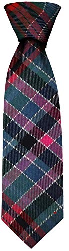 Cravate Gordon Red Ancient Tartan en laine légère d'Écosse