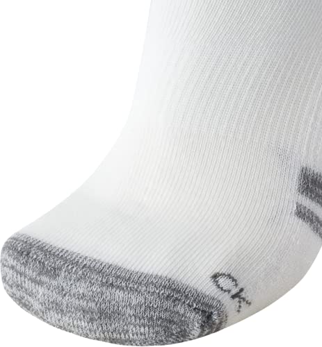 Image of Calvin Klein Mens No Show Socks - 6 Pack Soft Cotton Blend Cushioned Athletic Low Cut Socks for Men for Sports and Running