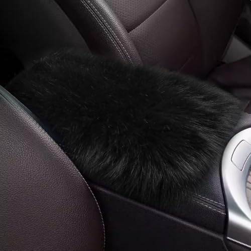 Auto Center Console Cover Pad - Faux Sheepskin