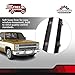 MAPM Driver And Passenger side Inner & Outer Belt Weatherstrip Kit, Weatherstrip Seal Door Window Glass Run Channel Kit For Chevy/GMC Truck, 1981-1991