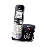 Panasonic Cordless phone KX-TG6821, Single, Silver, with answering machine
