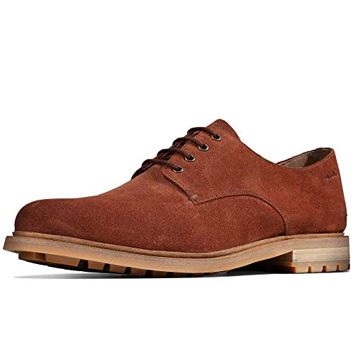 Image of Clarks Men's Foxwell Hall Derbys, Brown, 9