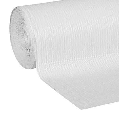 Duck 855145 Smooth Top Easyliner Non-Adhesive Shelf And Drawer Liner 12-Inch X 20-Foot, White, 2 Rolls #TOP1