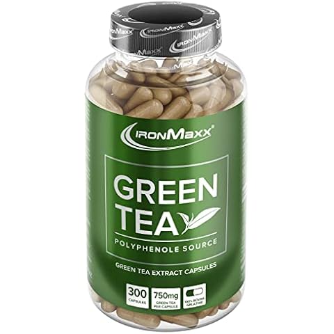 IronMaxx Green Tea Grüntee-Extrakt Kapseln, 300 Stück (1er Pack) Cover