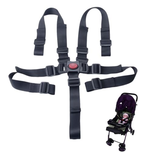 JRYXDS Cinture Universali per Seggiolone Cinghie per Seggiolone a 5 Punti, Regolabile Cintura di Sicurezza per Bambini per Seggiolino Cinghie Passeggini per cinghie seggiolone cinghie seggiolone (B)