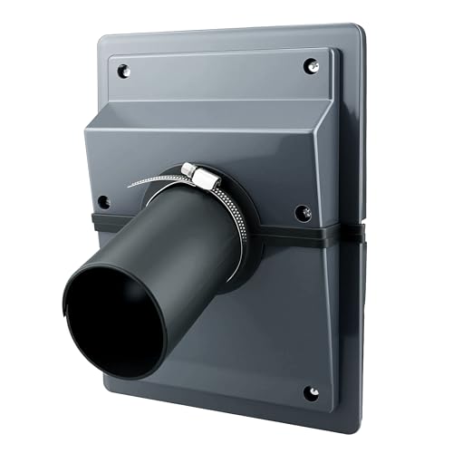 HVAC Wall Penetration Cover & Line-Set Cover Kit, AC Line-Set Insulation Protector, Easy Install Split Cover Wall Sleeve, Outlet Retrofit for Indoor & Outdoor Air Conditioner Systems (Grey)
