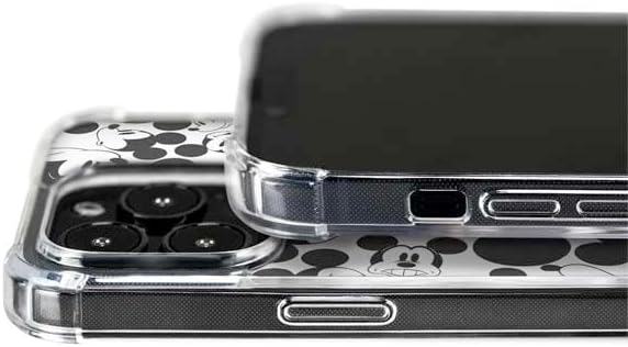 Skinit Phone Case Compatible with MagSafe iPhone 15 Pro - Officially Licensed Disney Mickey Mouse Face Pattern Design