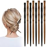 Matériau durable : découvrez le contact doux entre les matériaux naturels et vos cheveux. Chaque barrette à cheveux est soigneusement formée et polie pour une texture soyeuse et lisse, protégeant efficacement vos cheveux contre la casse et les pointes fourchues. L'articulation en bambou robuste et durable est esthétique, tient confortablement dans la main et assure une prise en main sûre. En outre, les cheveux sont beaucoup moins susceptibles de s'accrocher ou de se casser que les pinces à cheveux en métal.