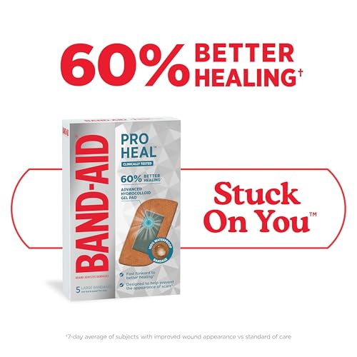 image for Band-Aid Brand Pro Heal Adhesive Bandages with Hydrocolloid Gel Pads, 