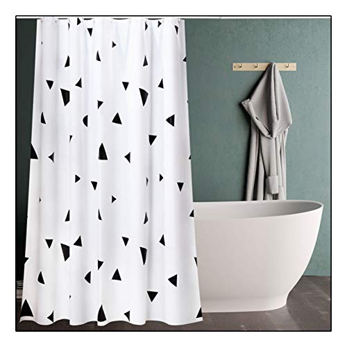 Encozy Shower Curtain Nautical Shower Curtain Shower Curtain with Plastic Hooks Water Resistant Fabric Extra Long Shower Curtains Liner for Bathroom Machine Washable and Heavyweight Hem 200x240cm (1 Cover