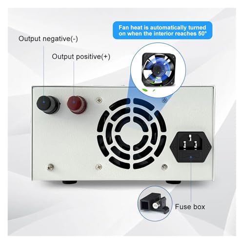 Alimentation CC de bureau variable 60V 20A avec écran LED 4 chiffres pour laboratoire - 6