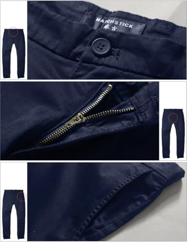 Image of Match Men's Regular Fit Comfort Stretch Casual Chino Pants