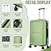 FLYMAX 24" Medium Suitcase 4 Wheel Lightweight Luggage Hard Shell ABS Travel Case Hold Check in Fits 15kg - 20kg Medium Size + 3 Digit Lock + Telescopic Handle 67 Litre Capacity