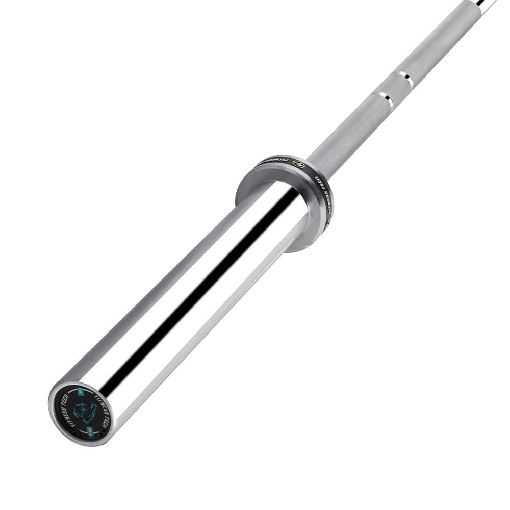 Bilanciere Olimpico 50 mm 200 cm 15 kg | Barra Pesi con Cuscinetti per Palestra, Powerlifting, Cross Training e Home Gym