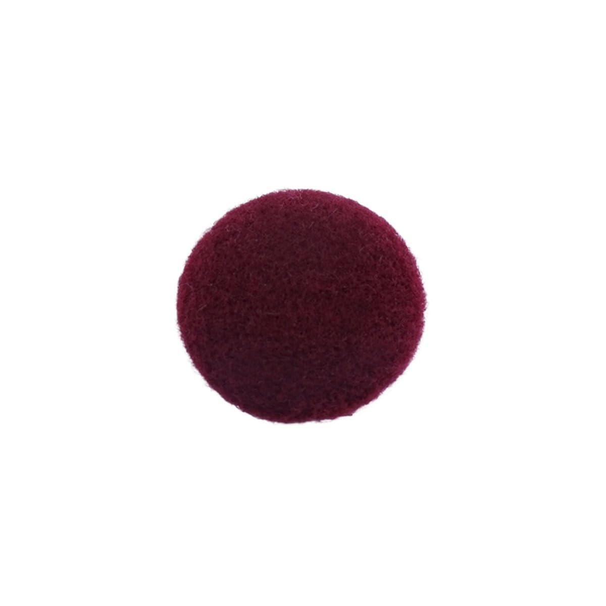 Lationday 20pcs Large Round Fabric Covered Buttons for Overcoats, Cashmere Coat Accessories, DIY Windbreaker Jacket Buttons, Soft Woolen Button Set (28mm, Burgundy)