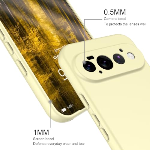 Coque Pixel 11 Pro silicone liquide blanc antique chic - 3