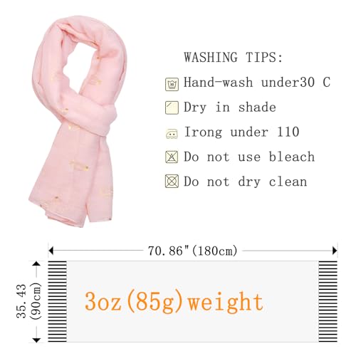 Boho Scarf for Women Lightweight Floral Printed Scarves Spring/Summer Winter All Seasons Fashion Sun-proof Shawl Wraps3