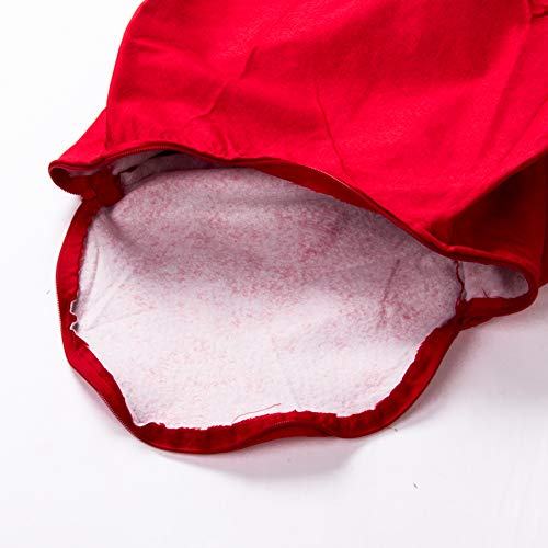 N /C Sofabezug / Sitzsack, weich, für Kinder, Erwachsene, 85 x 105 cm, 2 Rot – Bild 6