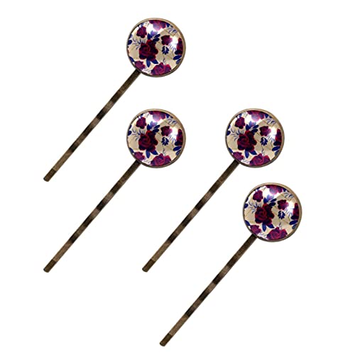 Barrettes à cheveux tendance floral rétro qui tiennent toute la journée sans glisser