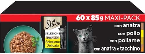 Sheba Selezione Delicata In Salsa - 120 Bustine Da 85g, Cibo Umido Per Gatti Adulti Senza Cereali - Foto 7