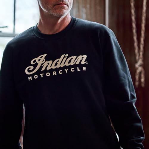 Indian Motorcycle Men's Essential Script Logo Sweatshirt, Black4