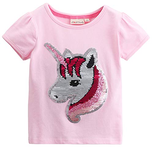 Image of Flip Sequin Unicorn Shirt Tee for Girls 3-12 Years