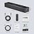 LARKSOUND Small Sound Bar for TV, PC, Gaming, Surround Sound System, Mini TV Speaker Soundbar with Bluetooth/HDMI ARC/Optical/AUX/USB Connections