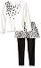 Calvin Klein Baby Girls' Solid and Printed 2 Piece Skegging Set