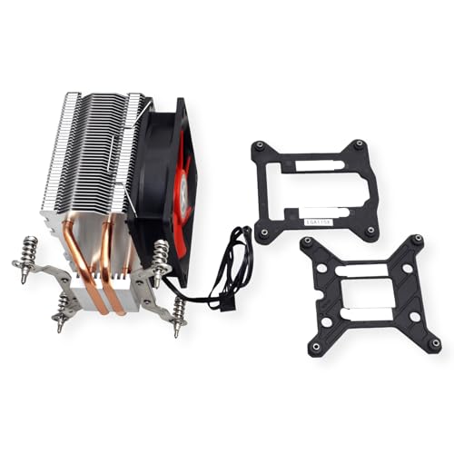 Xilence I402 Intel Cooler, Nero/Rosso - 3