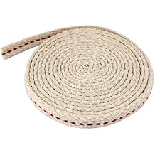 2 Roll Oil Lamp Wick - 13 Feet Roll, 3/8 Inch Flat Cotton Wick Replacement - Perfect for Oil Lamps, Lanterns, and Oil Burners 3/8 inch
