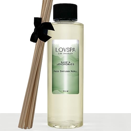 Difusor de varillas Sage & Lemongrass con recarga 4 oz miniatura 2