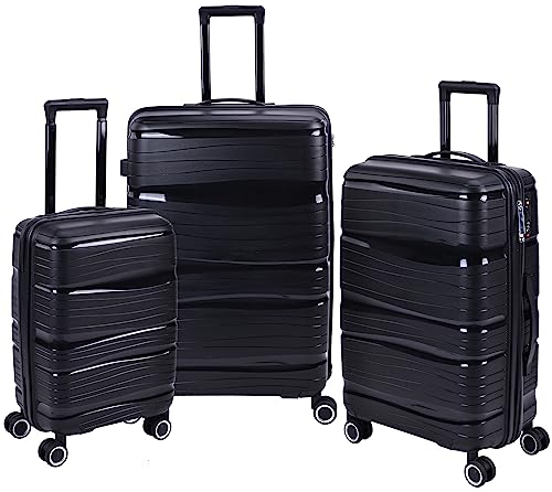 All Set of 3: 20, 24, 28-Inch Each, Black