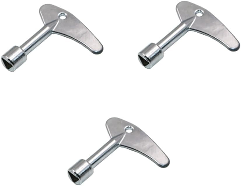 3 Pcs Inner Triangle Spanner Key, Stainless Steel Multi-Functional Utilities Key Elevator Emergency Lift Door Release Triangle Lock Keys, for Gas Electric Elevator Lift Door Lock