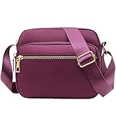 DIHKLCIO Nylon Crossbody Bags for Women Purses and Handbags Women's Casual Messenger Bags Waterpr...