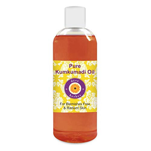 Huile de Kumkumadi Deve Herbes pure et naturelle pour le soin du visage flacon de 200ml