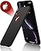 CASEKOO iPhone XR Case, Thin & Lightweight, Premium & Durable Basic Hard Matte Slim Cover for iPhone XR 6.1 inch [Shell Series] - Phantom Black