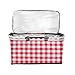 ZZL 30L Grand Panneau de Pique-Nique Portable Sac de Refroidisseur Isolé Sac D'épicerie Pliable pour Les Voyages Shopping Camping Alcooles (Color : Red)