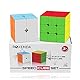 ROXENDA Zauberwürfel, Speed Würfel Set mit 2X2 3X3 Cube Originale, Speedcube mit Anleitun (Stickerless)